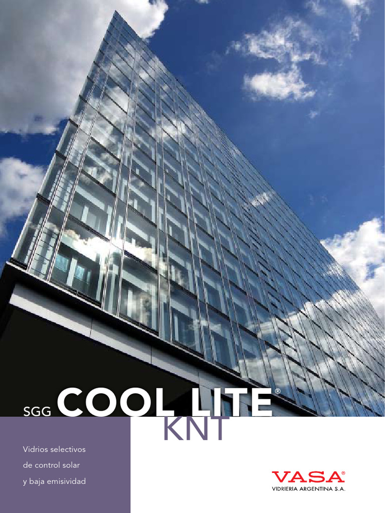 Cool Lite KNT Control Solar High Performance | PDF | Ingeniería de ...