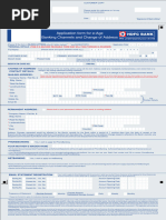HDFC Bank CPV Form for Account Opening | PDF | Self Employment | Small ...