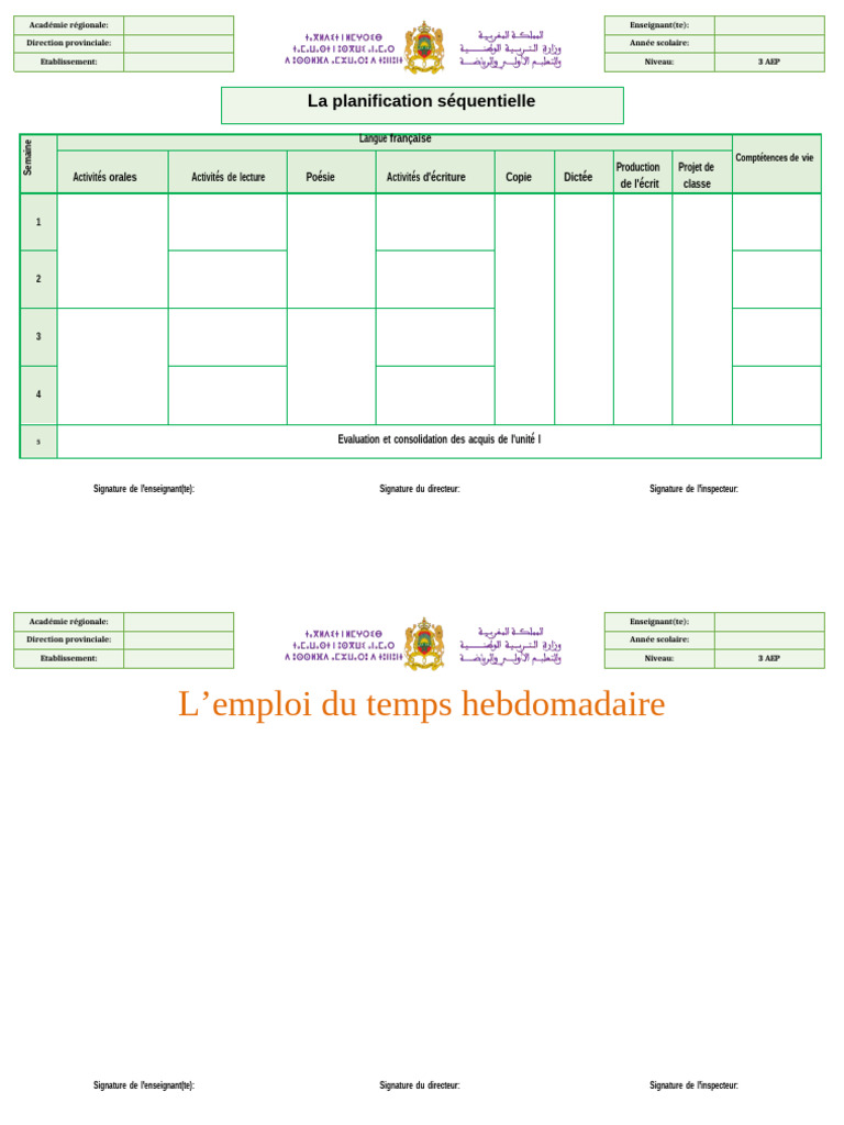 3APG - Rep Sequentielle FRANCAIS - Mes Apprentissages-Almarji3-Monhal | PDF