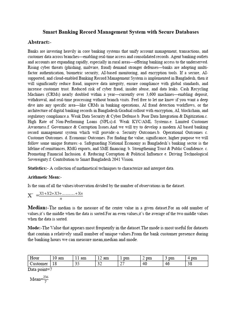 Final Report Banking Record System | PDF | Computer Security | Security