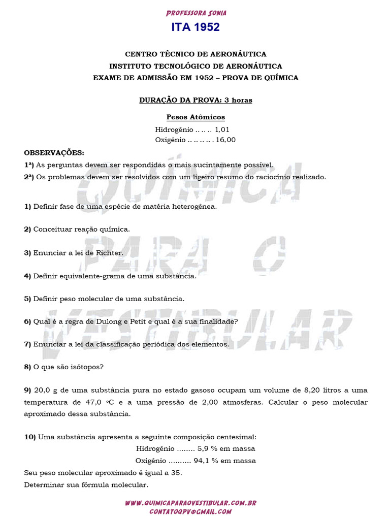 Centro Técnico de Aeronáutica Instituto Tecnológico de Aeronáutica ...