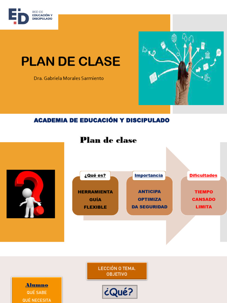 Plan de Clase | PDF | Aprendizaje | Enseñando