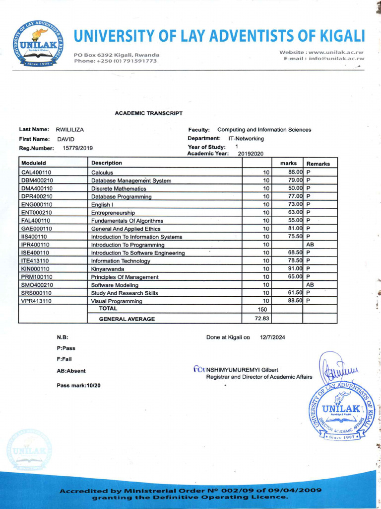 Transcripts | PDF