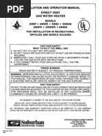 Suburban RV FURNACES SERVICE MANUAL | Thermostat | Relay