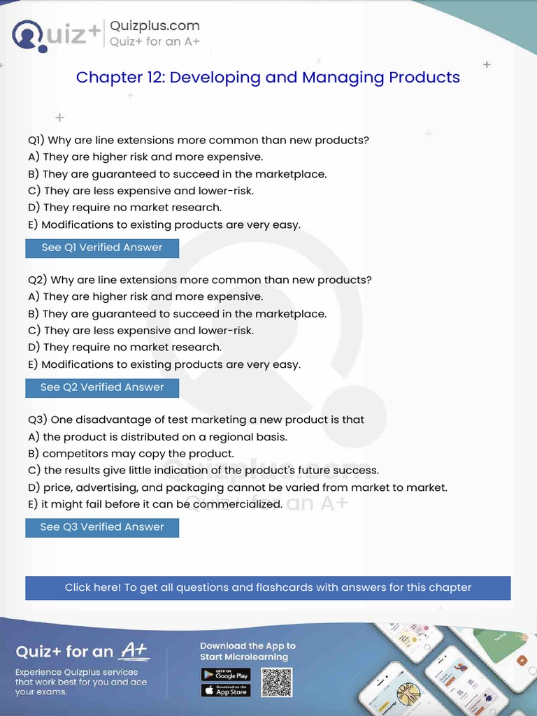 Why Are Line Extensions More Common Than New Products | PDF | Sales ...