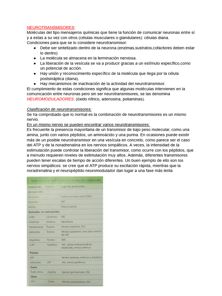 Neuro Transm i Sores | PDF