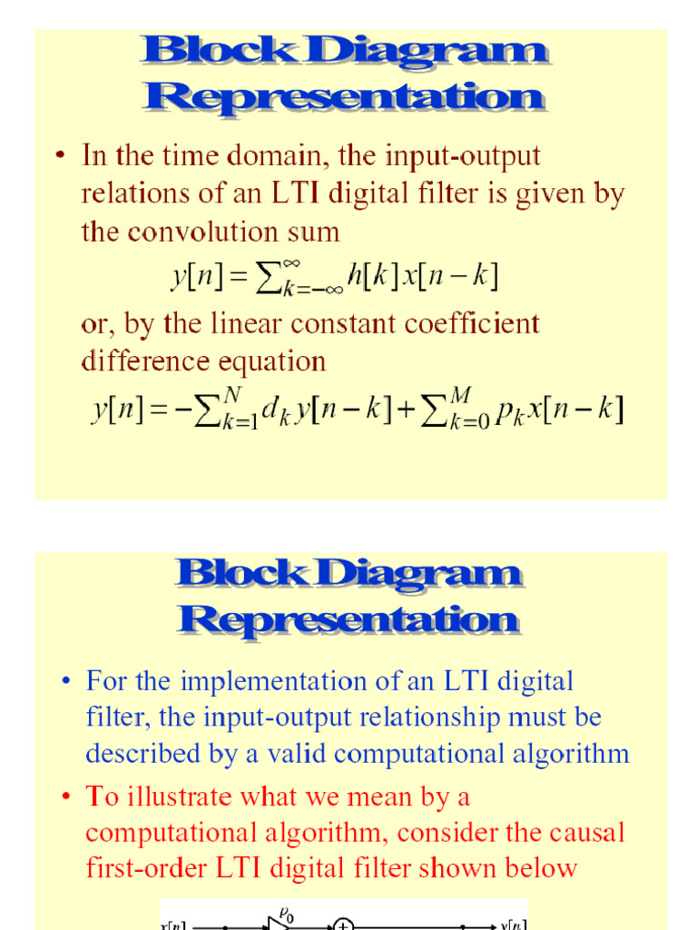 Digital Filter Structure | PDF