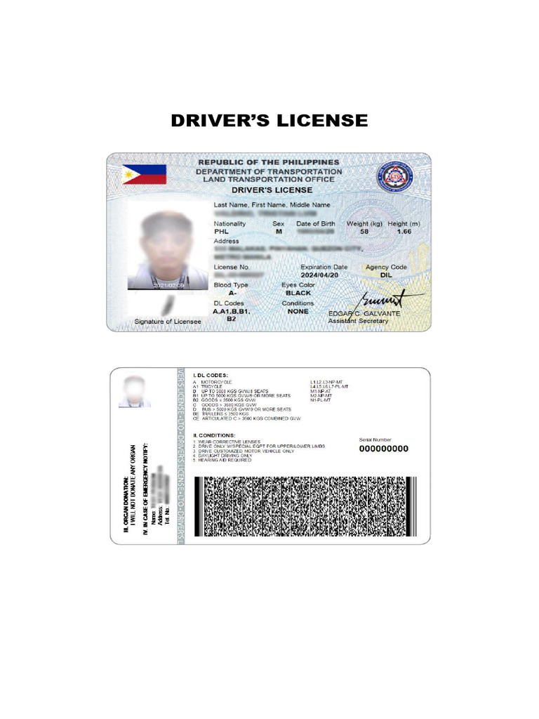 Driver'S License | PDF