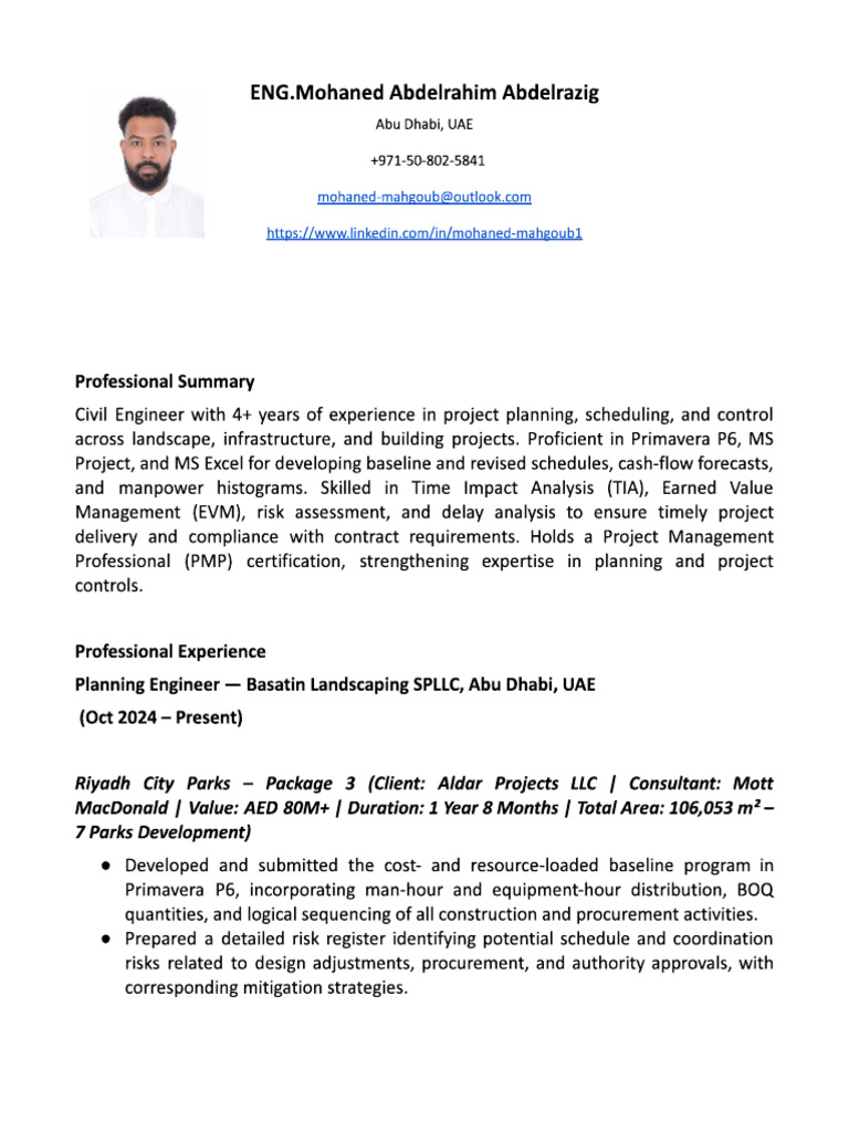 Mohaned CV | PDF