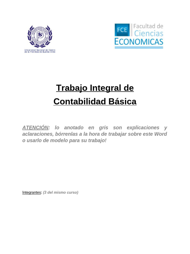 Modelo Del Trabajo Integral | PDF