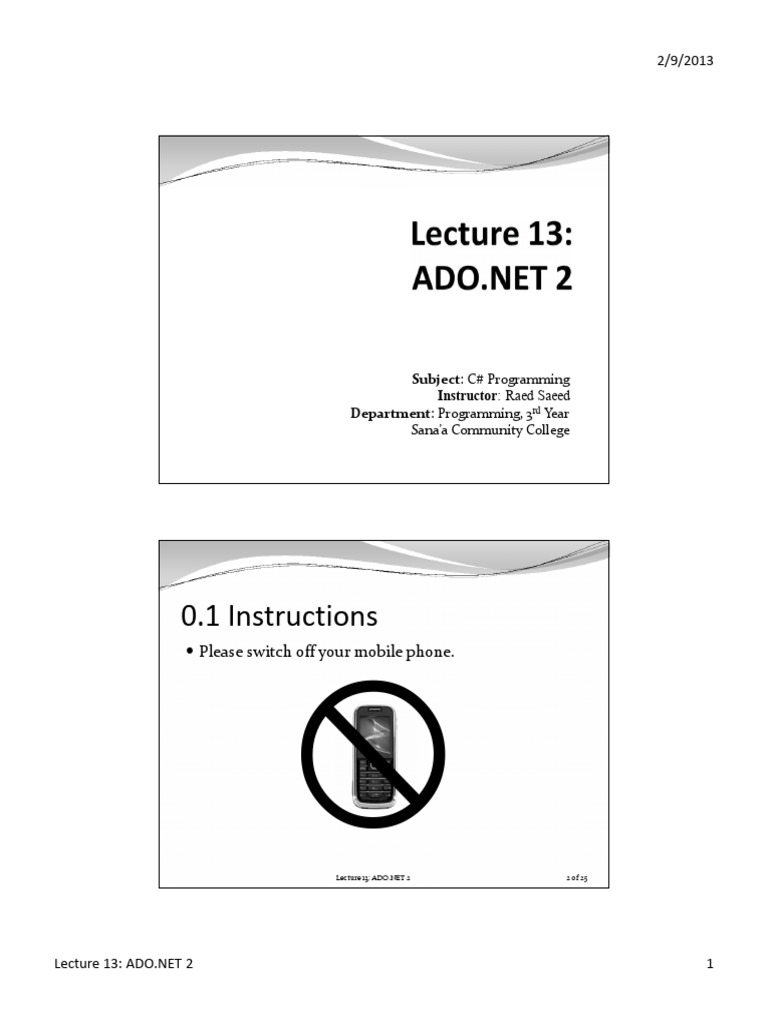 Lecture 13 | PDF | Information Technology Management | Data
