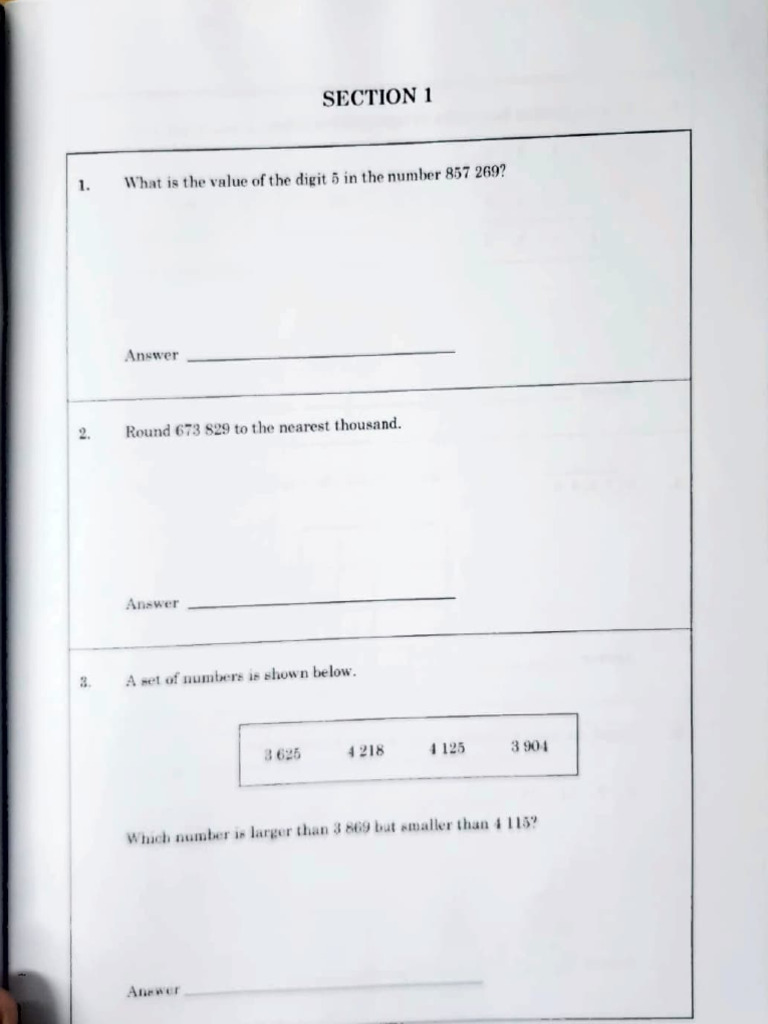 S.E.A 2026 Math | PDF