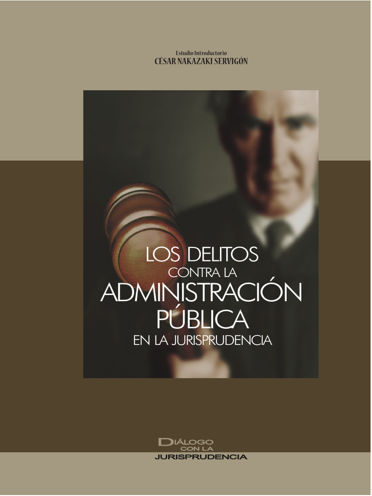 16 Los Delitos Contra La Administracion Publica en La Jurisprudencia ...