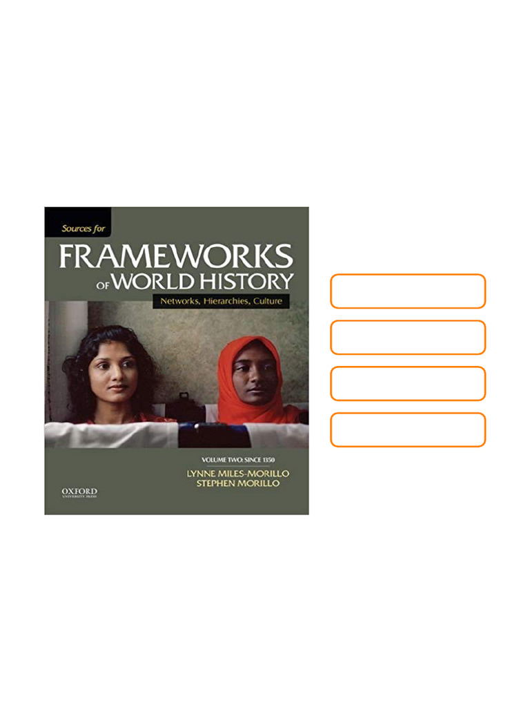 Sources For Frameworks of World History: Volume 2: Since 1400 1st ...