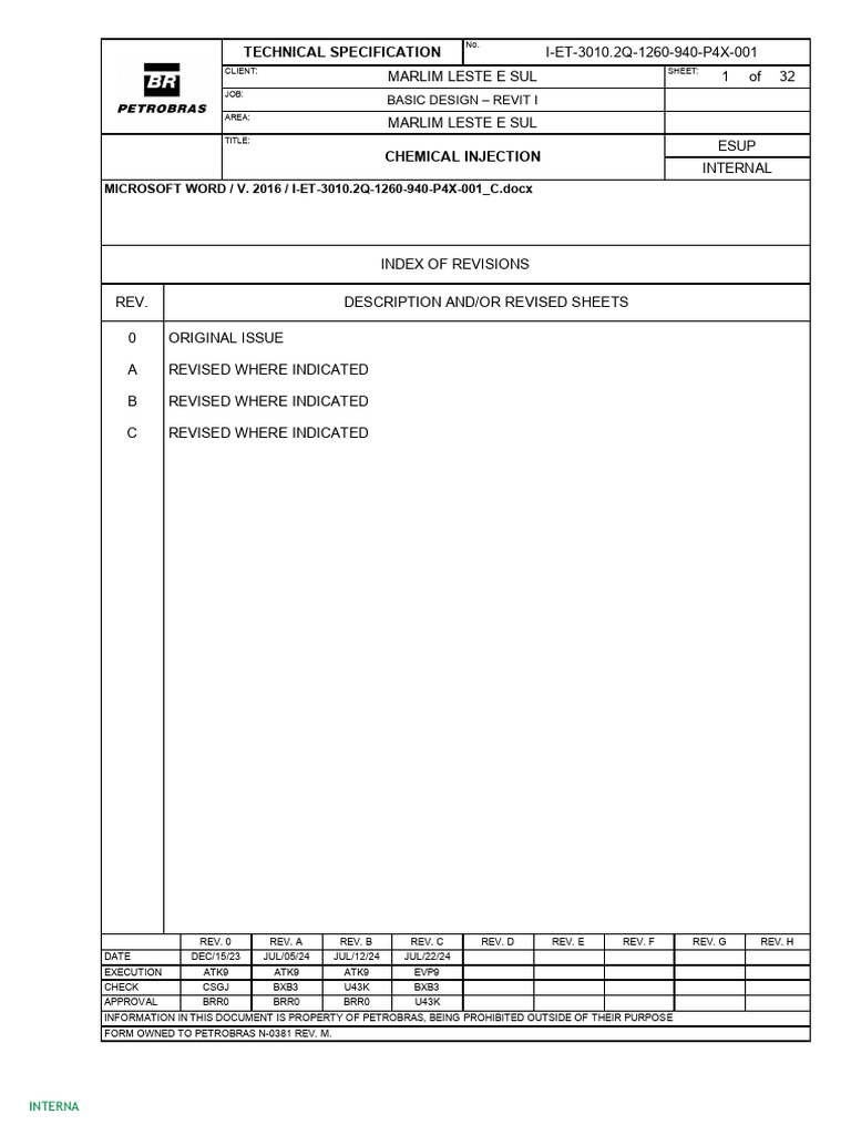 Chemical Injection | PDF