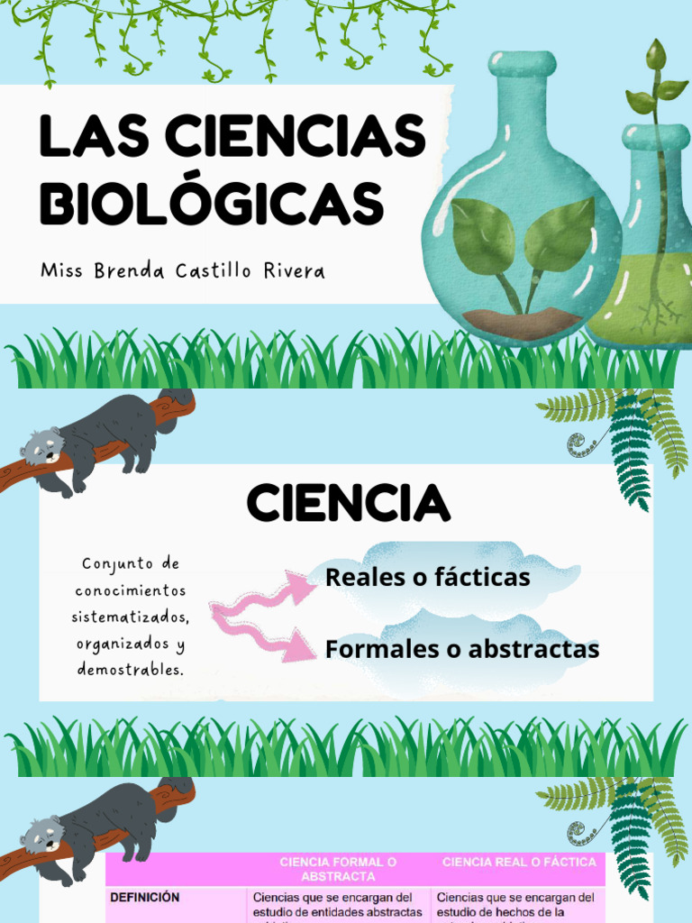 Tema 2 Las Ciencias Biologicas 2do de Sec 2026 - Compressed | PDF