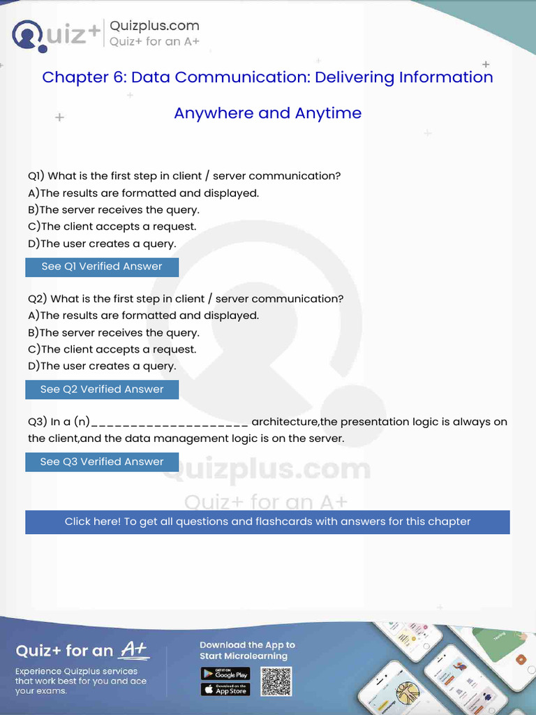 What Is The First Step in Client Server Communication | PDF