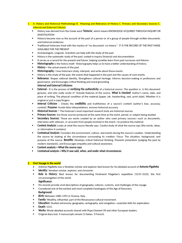 RPH Notes | PDF