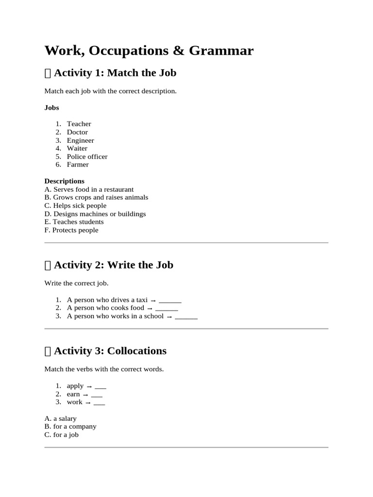 Work | PDF | Linguistic Typology | Languages