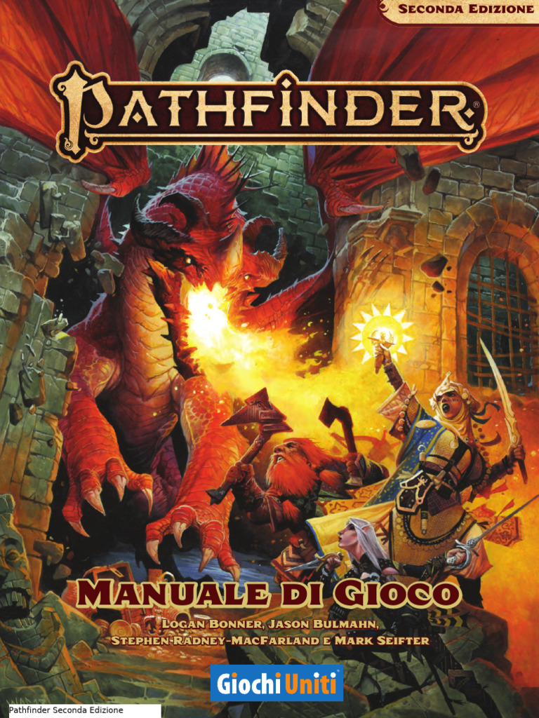 Pathfinder 2e - Manuale Di Gioco (Logan Bonner, Jason Bulmahn Etc.) (Z ...