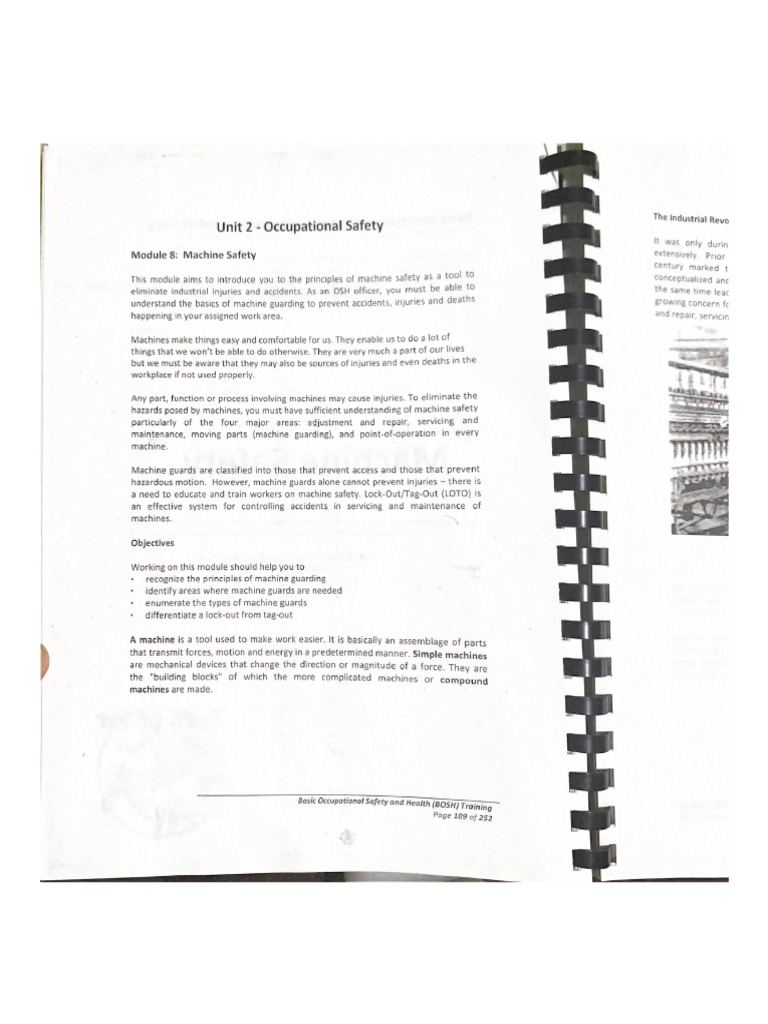 6 Module 8 Machine Safety | PDF