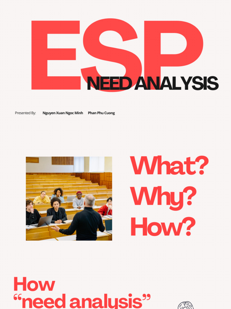 ESP - Need Analysis | PDF