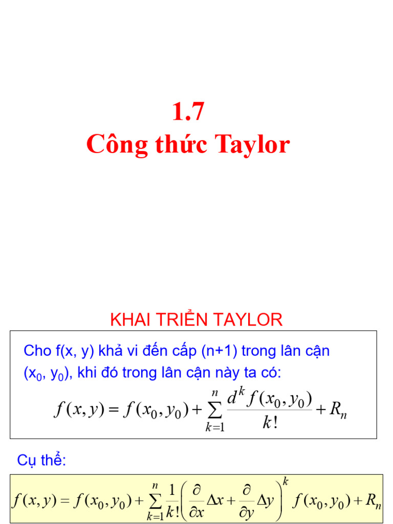 Bai 4 Khai Trien Taylor | PDF