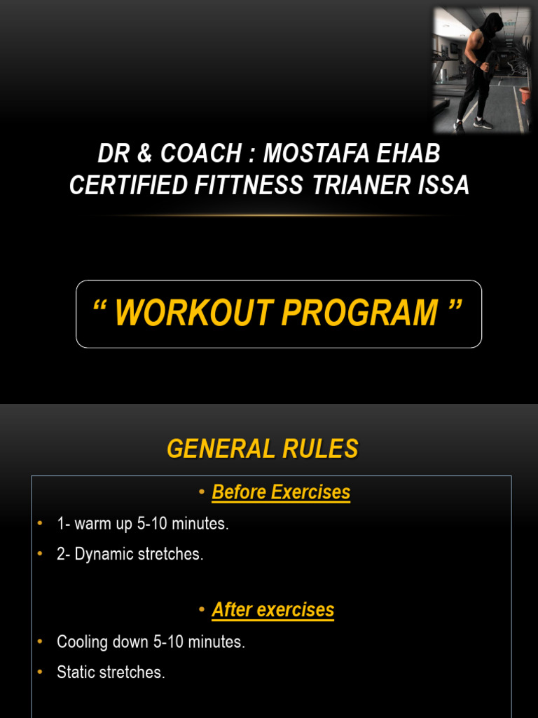Workout Program | PDF