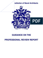 Guidance On The Professional Review Report