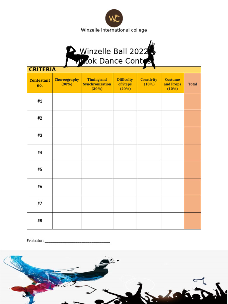 Dance Contest | PDF