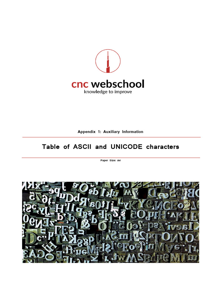 Codigo Unicode | PDF
