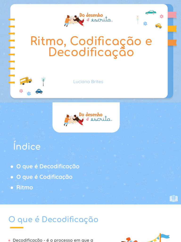 Slides - Ritmo Codificação e Decodificação | PDF