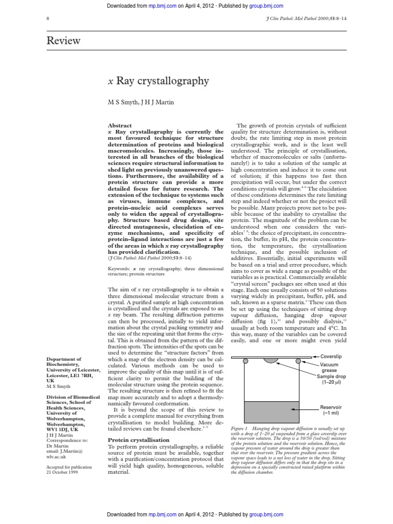 X Ray Crystallography For Beginners Understanding | PDF | X Ray ...