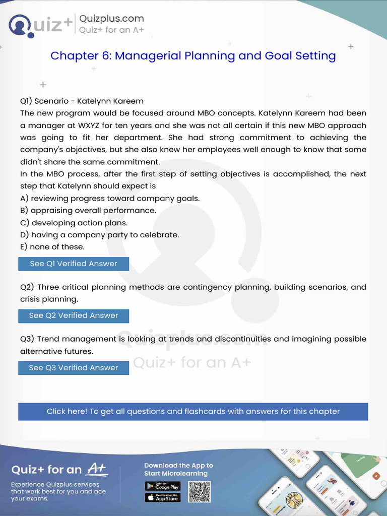 In The Mbo Process After The First Step of Setting Objectives Is ...