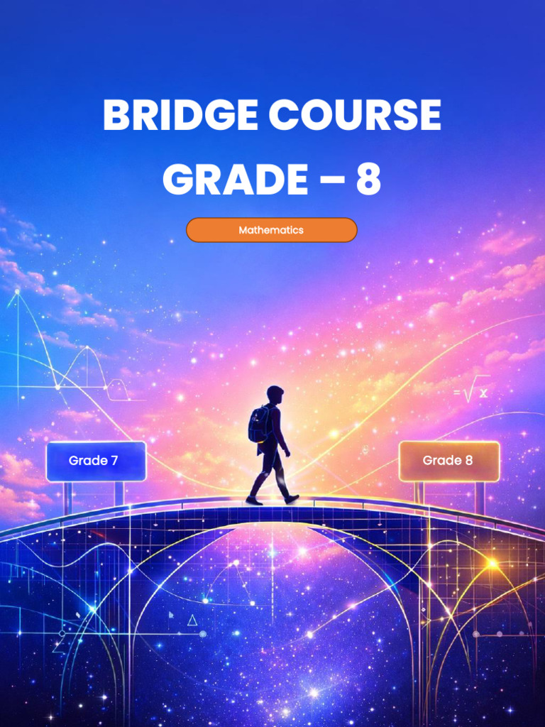Maths - 8th - Bridge Course | PDF