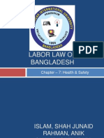 Labor Law of Bangladesh: - 7: Health & Safety