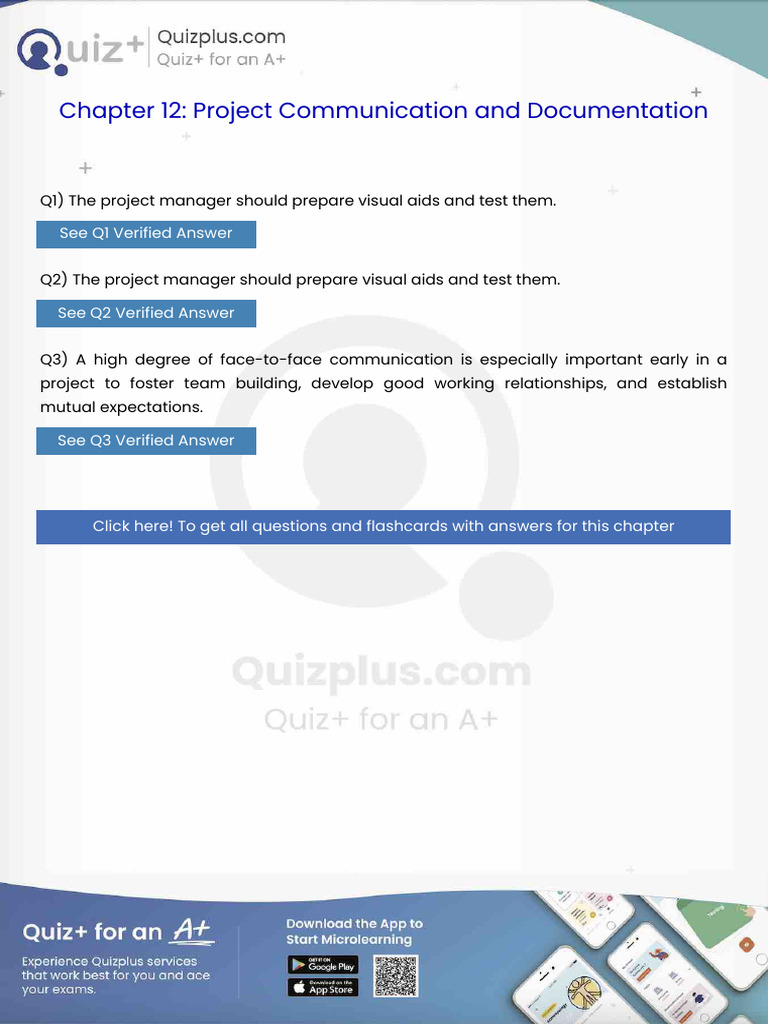 The Project Manager Should Prepare Visual Aids and Test Them | PDF ...
