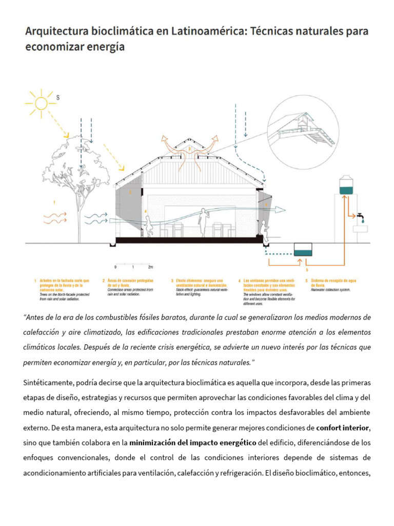 Arquitectura Bioclimatica en Latinoamerica | PDF | Ventilación ...