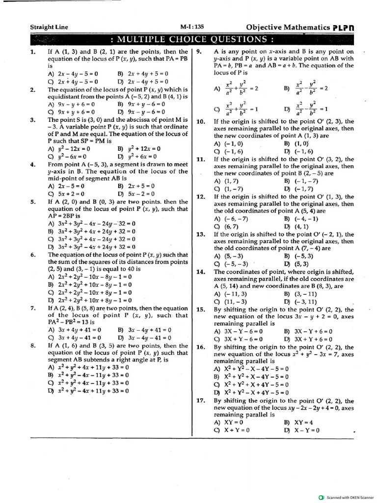 Straight Line | PDF