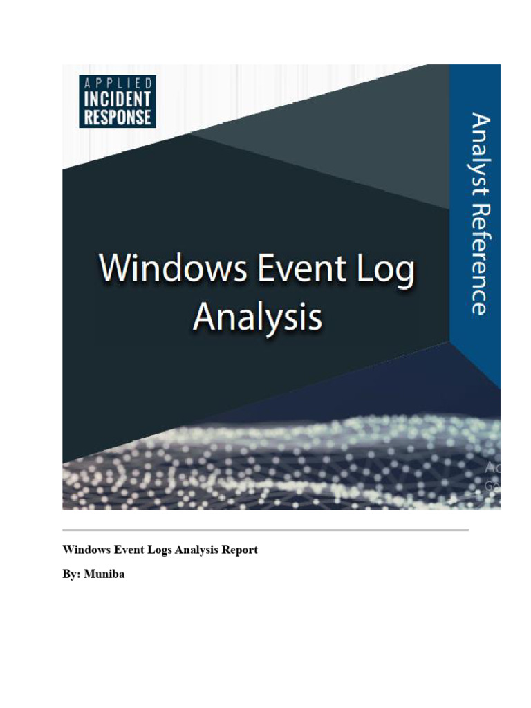 Windows Event Logs Analysis Report | PDF
