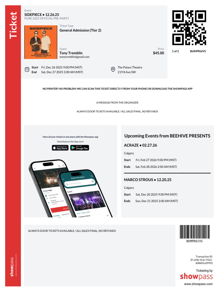 ETicket Document | PDF