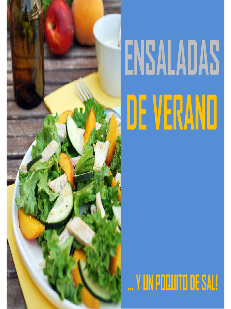 Recetario Ensaladas | PDF | ensalada | Vinagreta