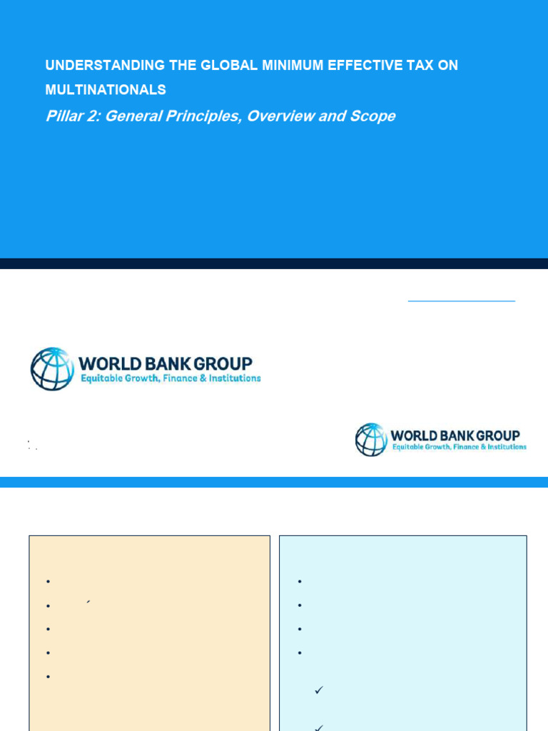 Hiểu Biết Về Gmt Của World Bank | PDF | Taxes | International Taxation