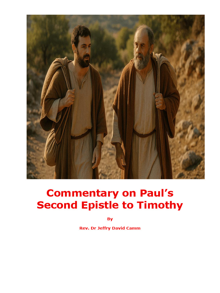 Commentary On 2 Timothy | PDF | Paul The Apostle | Jesus