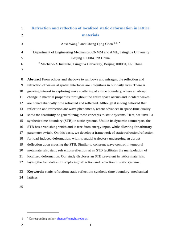 Revision Main Static Refraction w2c2 | PDF | Waves | Reflection (Physics)
