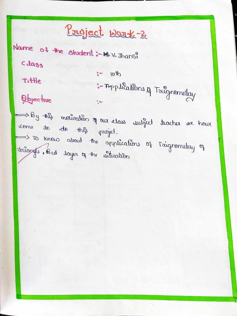 Maths Project Work - 2 | PDF