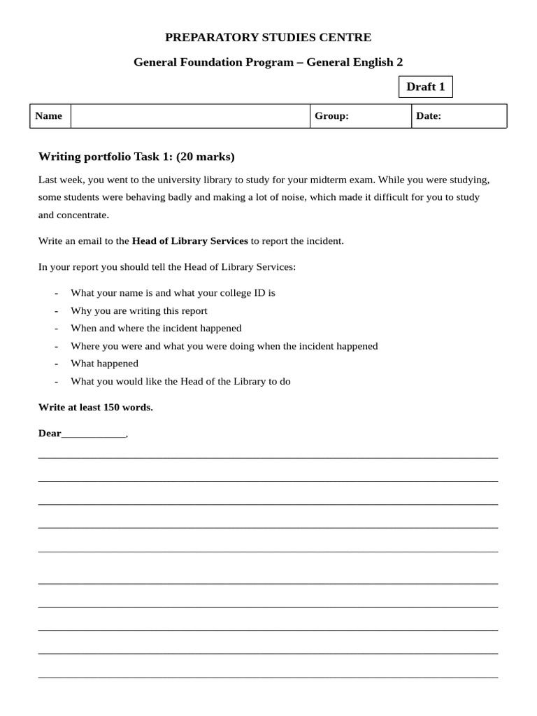 Sample A (Draft 1 and 2) | PDF