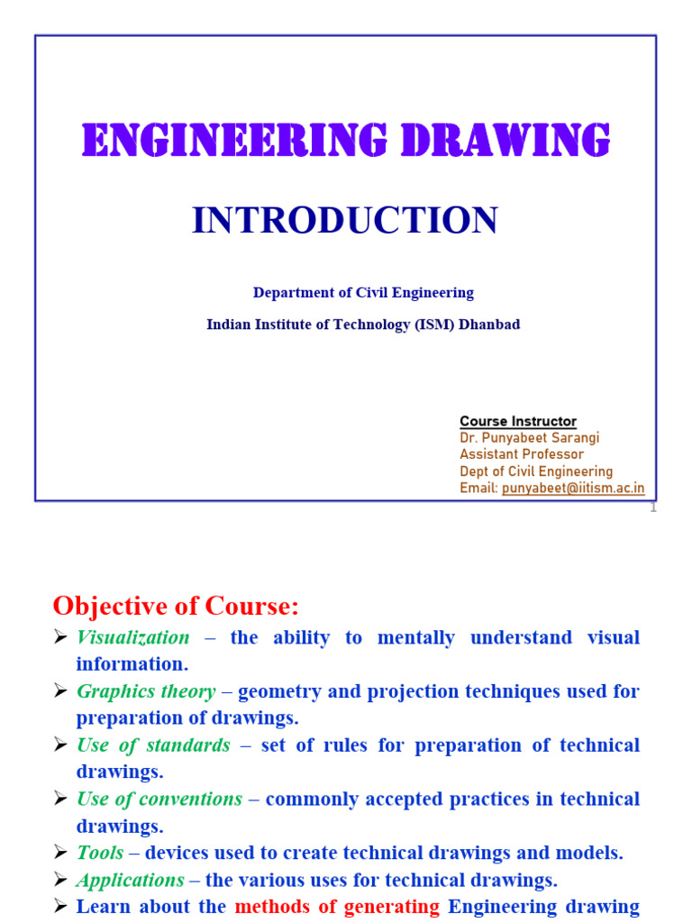 Lecture 1 & 2 Introduction | PDF | Drawing | Shape