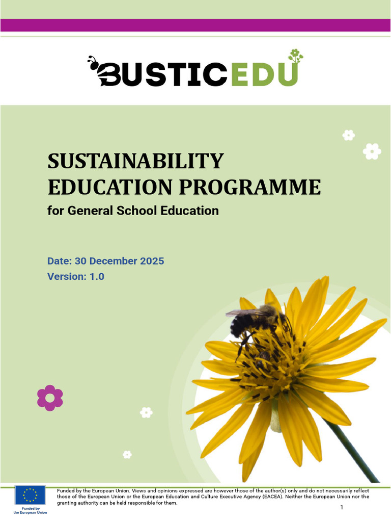 Sustainability Education Programme - Full - Eng | PDF | Sustainability ...