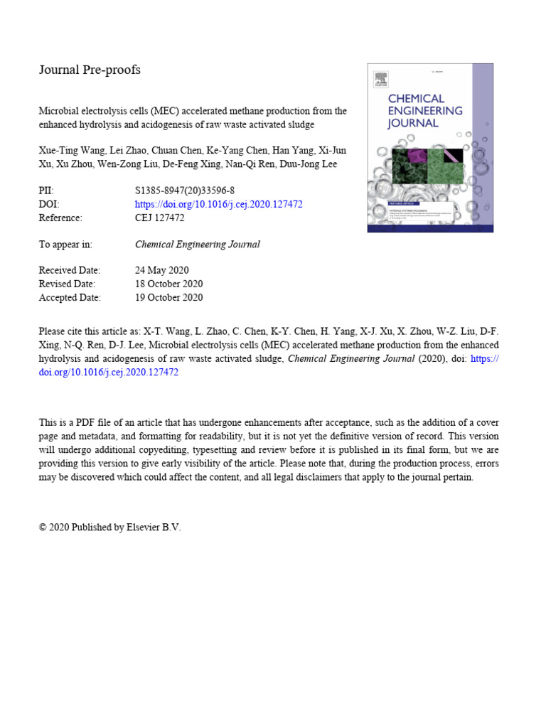 Wang 2021 | PDF | Anaerobic Digestion